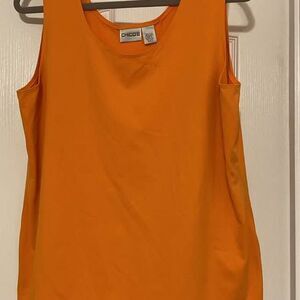 Women’s Chico size 3 Orange tank top